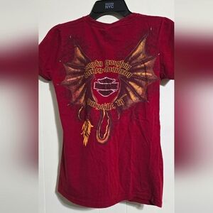 Smoky Mt Harley Davidson Shirt, Womens, L